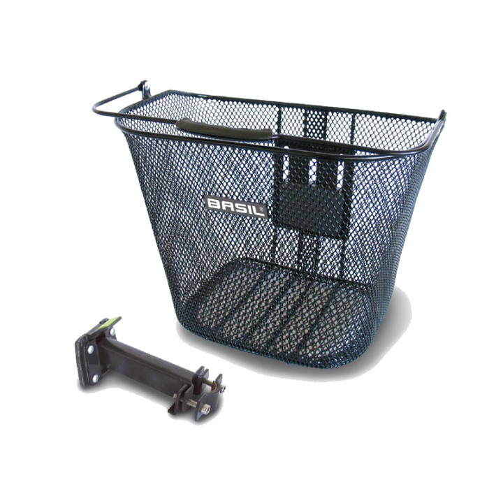 panier avant basil acier noir