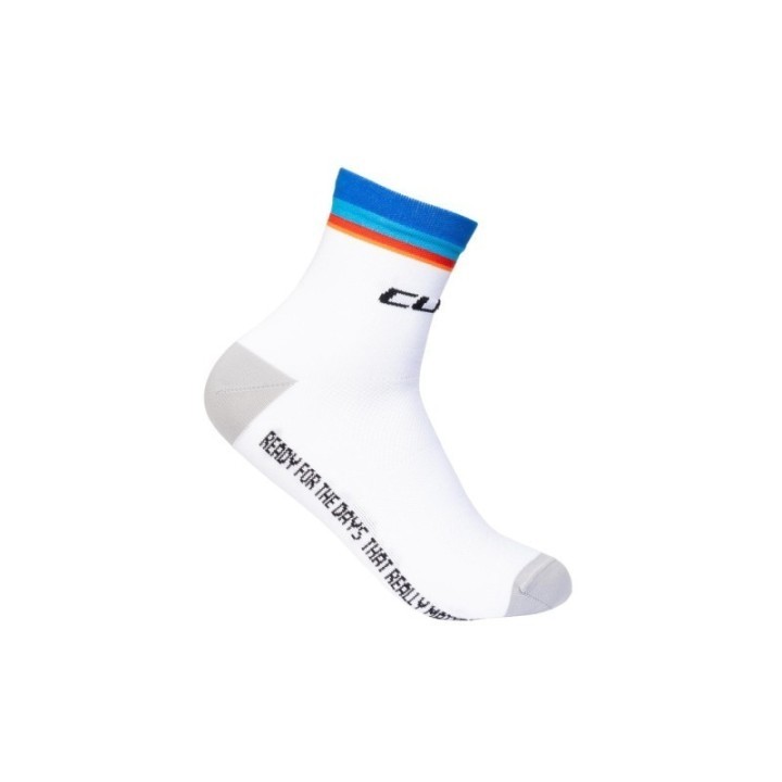 Chaussettes cyclistes CUBE Teamline, longueur mi-haute et régulation température