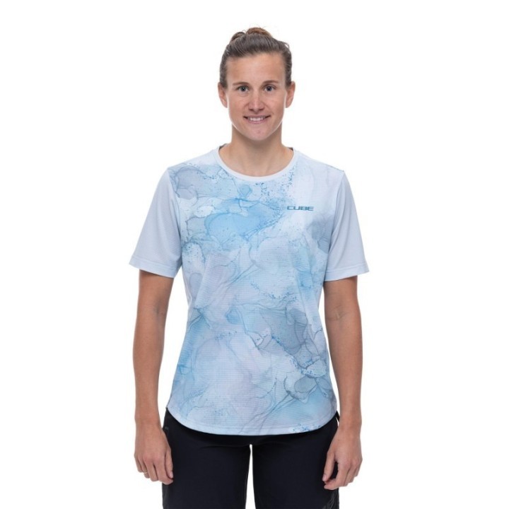 CUBE MTB Jersey : Jersey féminin et décontracté pour les jours chauds