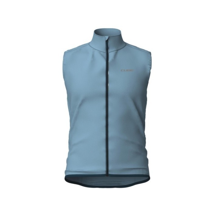 Gilet coupe-vent Cube Road/XC : protection vent et pluie, confort et compact