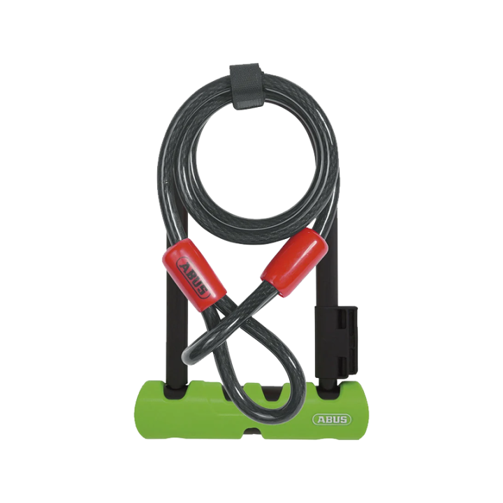 Abus Ultra Mini 410 Antivols Type U Ø12mm 18cm - Noir/Vert