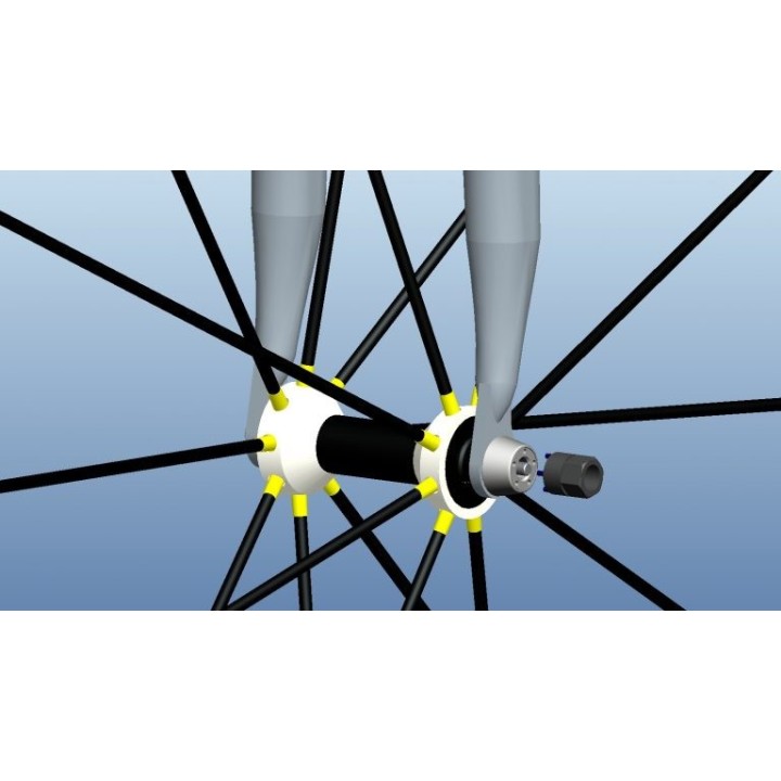 2x Ecrous Antivandale antivol M10 + Clé