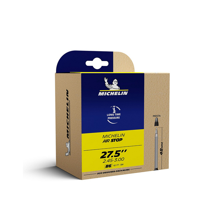 Michelin chambre à air CAA Air Stop 27.5\"x2.45-3.00 presta 48mm