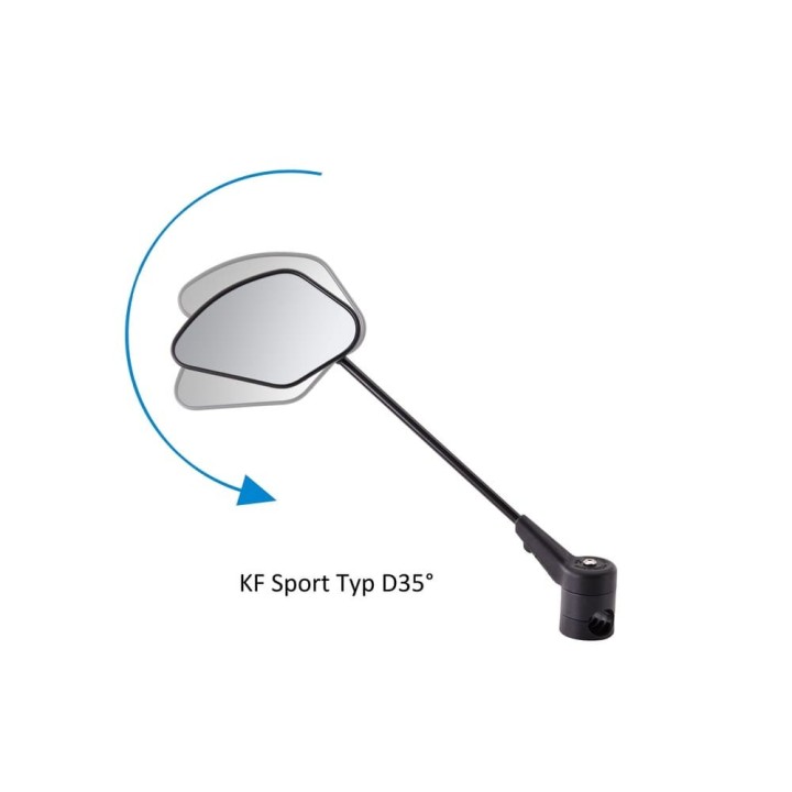 Miroir Rétroviseur KRAMPE pliable KF Sport