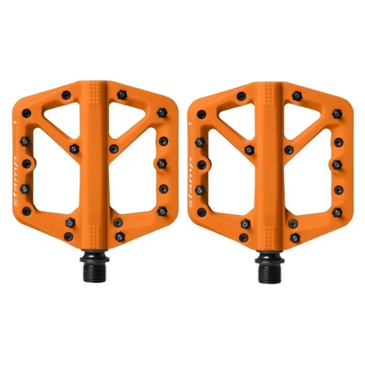 Paire de Pédales Plates CRANKBROTHERS Stamp 1 (Petite) - Orange