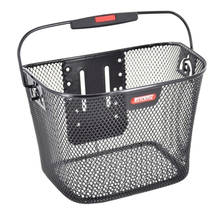 PANIER KLICKFIX ACIER NOIR 16 LITRES + Fixation tout ècran