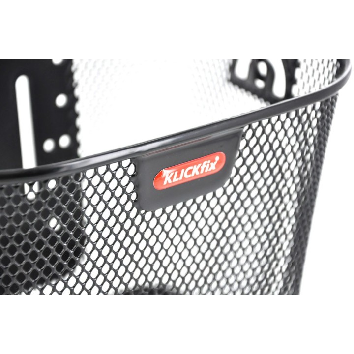 PANIER KLICKFIX ACIER NOIR 16 LITRES + Fixation tout ècran
