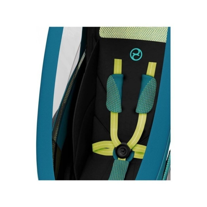 Kit Complet Habillage + Poussette Enfant CYBEX MULTISPORT ZENO - Noir/Bleu