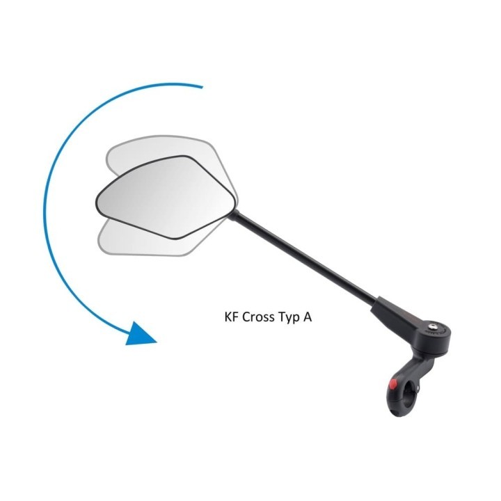Miroir Rétroviseur KRAMPE pliable KF Cross