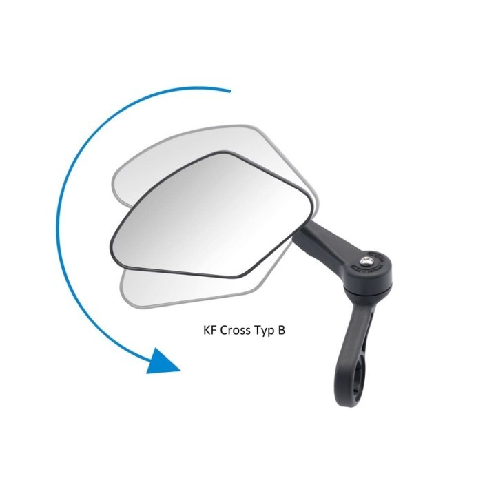 Miroir Rétroviseur KRAMPE pliable KF Cross