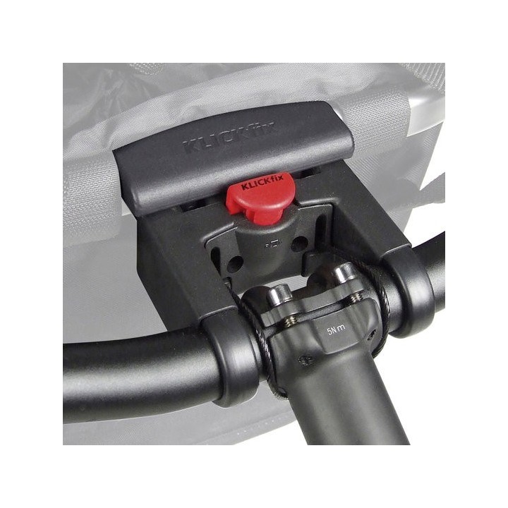 Panier Avant KLICKFIX Tissus -15L - [Twist sky rose]