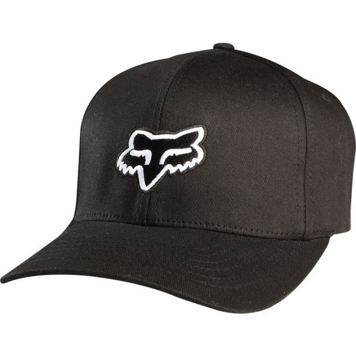 casquette  fox noir/logo petit blanc L/XLlegacy flefit hat